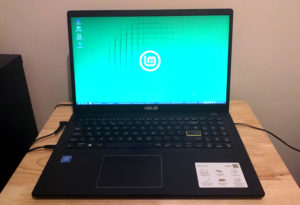 ASUS E510MA Laptop Computer (Running Linux Mint)